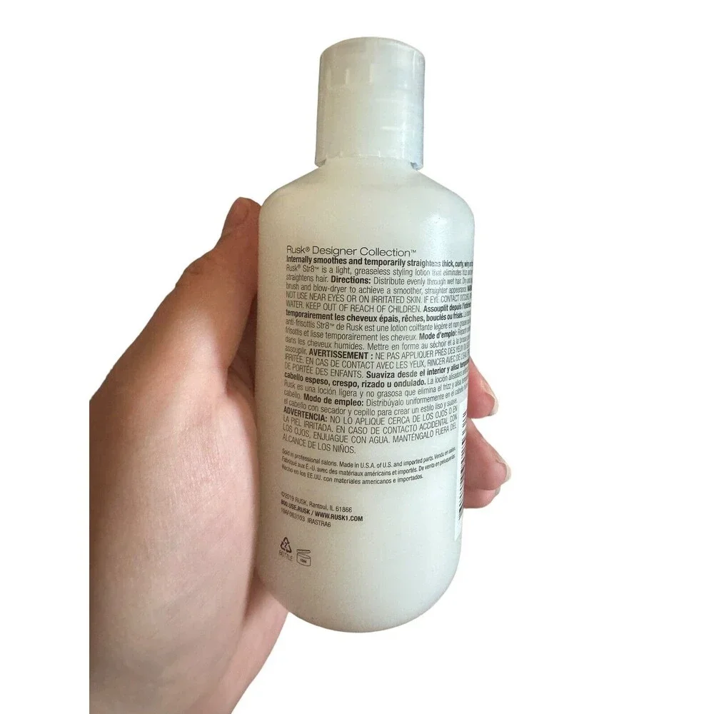 RUSK Str8 Anti-Frizz Anti-curl Lotion 6 oz NEW‎